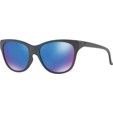 Oakley - Hold Out Polarized Sunglasses - Women's - Steel - Sapphire Iridium