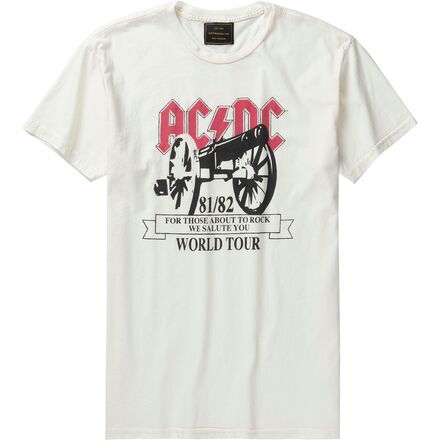Original Retro Brand - AC/DC Cannon T-Shirt - Women's - Antique White