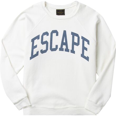 Original Retro Brand - Escape Crew Sweatshirt - Women's - Antique White