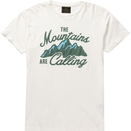 Original Retro Brand - Mountains Are Calling T-Shirt - Women's - Antique White