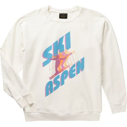 Original Retro Brand - Ski Aspen Sweatshirt - Antique White