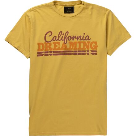 Original Retro Brand - California Dreaming T-Shirt - Vintage Gold