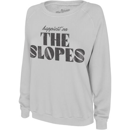 Happiest On The Slopes Sweatshirt - Women's