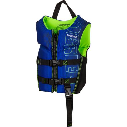 O'Brien Water Sports - Flex V-Back Personal Flotation Device - Blue/Lime