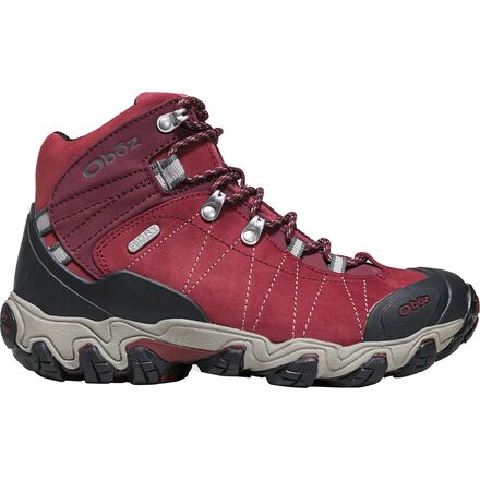 Oboz - Bridger Mid B-Dry Wide Hiking Boot - Women's - Rio Red