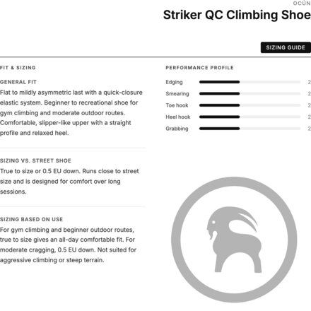 Ocun - Striker QC Climbing Shoe