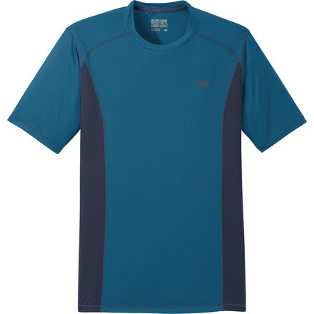 Outdoor Research - Echo Short-Sleeve T-Shirt - Men's - Cascade/Naval Blue
