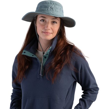 Outdoor Research - Solar Roller Sun Hat - Women's - Lead-Rice Embroidery