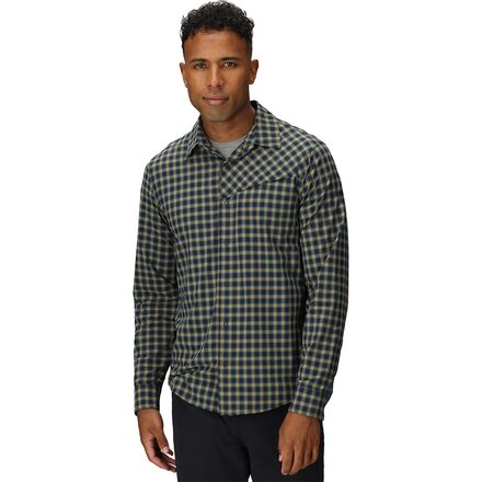 Outdoor Research - Astroman Long-Sleeve Sun Shirt - Men's - Gold Nebula Plaid