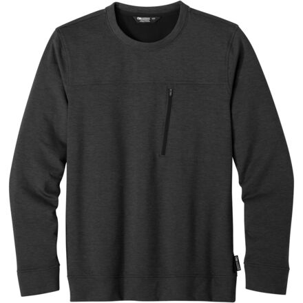 Outdoor Research - Emersion Fleece Crew Sweatshirt - Men's - Black Heather