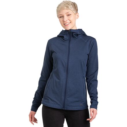 Outdoor Research - Melody Full Zip Hoodie - Women's - Naval Blue Heather