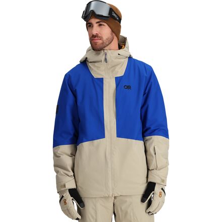 Outdoor Research - Snowcrew Jacket - Men's - Pro Khaki/Topaz