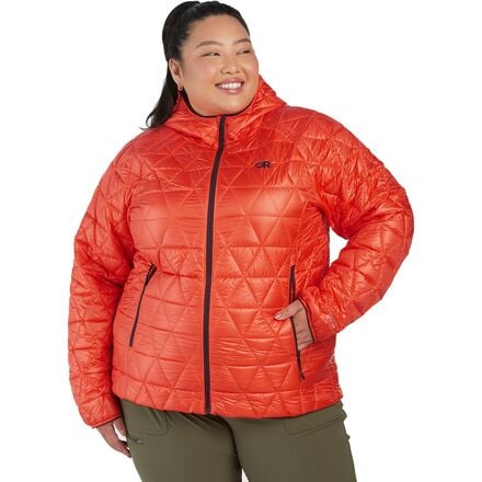 Outdoor Research - Helium Insulated Hooded Plus Jacket - Women's - Sunset