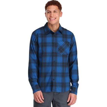 Outdoor Research - Kulshan Flannel Shirt - Men's - Classic Blue Plaid