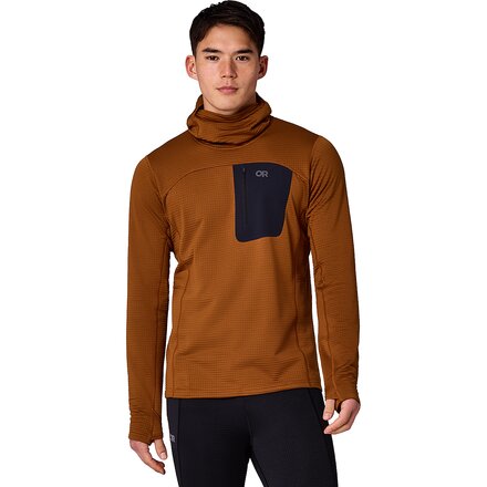 Vigor Grid Fleece Pullover Hoodie - Men's