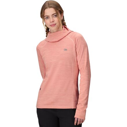 Vigor Grid Fleece Pullover Hoodie - Women's