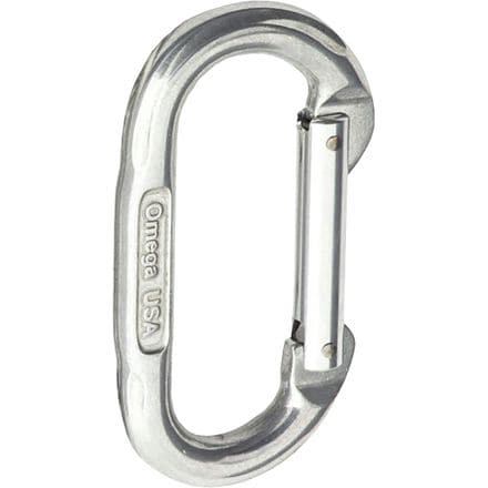 Omega Pacific - Oval Straightgate Carabiner - 6-Pack