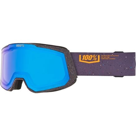100% - Snowcraft XL Goggle - Academia/Mirror Blue
