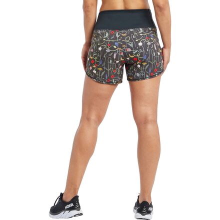 Oiselle - High Rise Roga 4in Printed Short - Women's