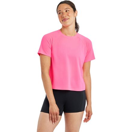 Flyout Boxy Short-Sleeve Shirt - Women's
