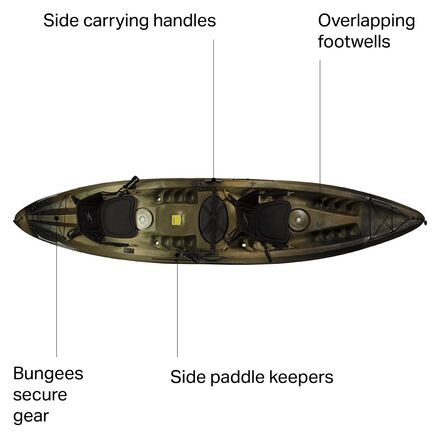 Ocean Kayak - Malibu Two XL Tandem Angler Kayak - 2022
