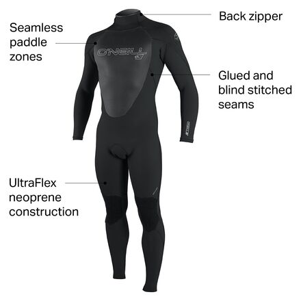 O'Neill - Epic 3/2mm Back-Zip Full Wetsuit - Men's