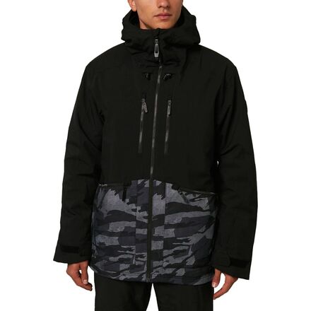 O'Neill Herren Snowboardjacke - Wasserdichte Skijacket Für Kalte Tage