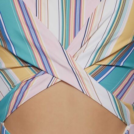 O'Neill - Baja Stripe Twist Front One-Piece Swimsuit - Girls'