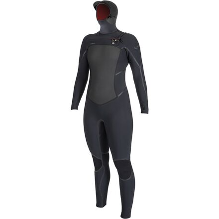 Psycho Tech 5.5/4mm Hooded Chest-Zip Full Wetsuit - Women's