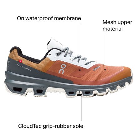 On Running - Cloudventure Waterproof Trail Run Shoe - Men's