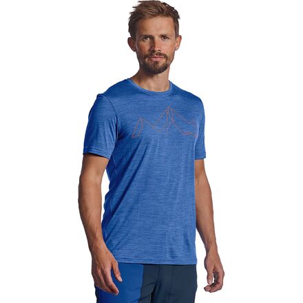 Ortovox - 150 Cool Mountain Face T-Shirt - Men's - Just Blue Blend