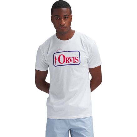Orvis - Bent Rod Badge T-Shirt - Men's - Red/White/Blue