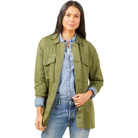 Outerknown - Utility Jacket - Women's - Olive Drab