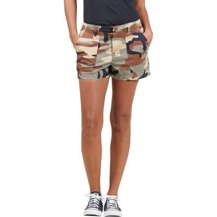 Outerknown - Emory Stretch Short - Women's - Army Camo