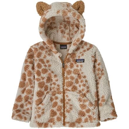 Patagonia - Furry Friends Fleece Hooded Jacket - Toddlers' - Venado: Shroom Taupe