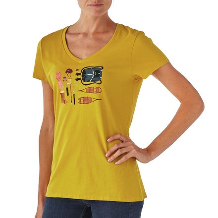 Patagonia - Kitted Cotton V-Neck T-Shirt - Women's