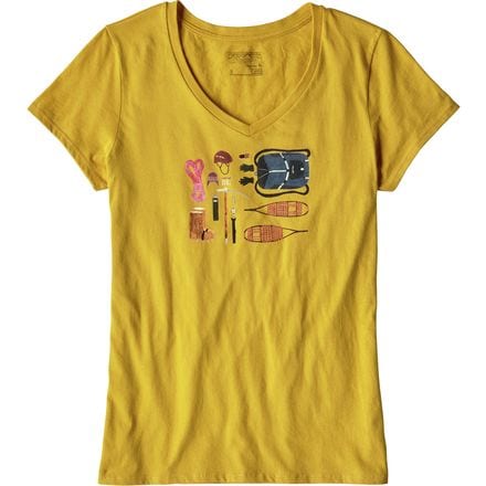 Patagonia - Kitted Cotton V-Neck T-Shirt - Women's