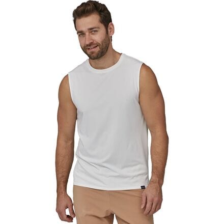 Patagonia - Capilene Cool Daily Sleeveless Shirt - Men's - White