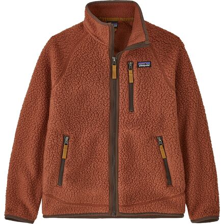 Patagonia - Retro Pile Jacket - Boys' - Sisu Brown