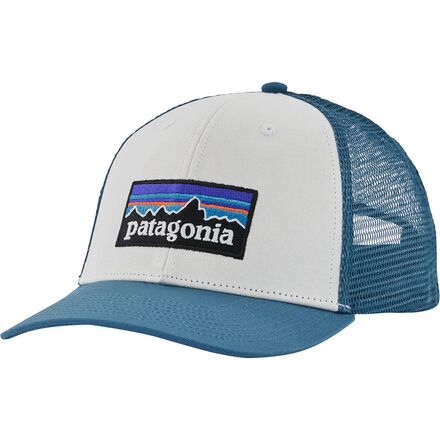 Patagonia - P6 LoPro Trucker Hat - White w/Wavy Blue
