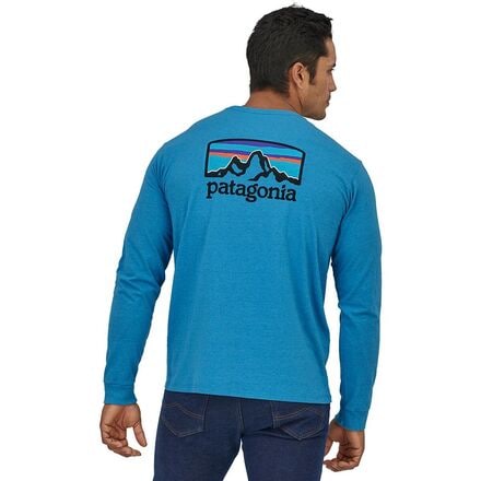 Patagonia - Fitz Roy Horizons Long-Sleeve Responsibili-T-Shirt - Men's - Anacapa Blue