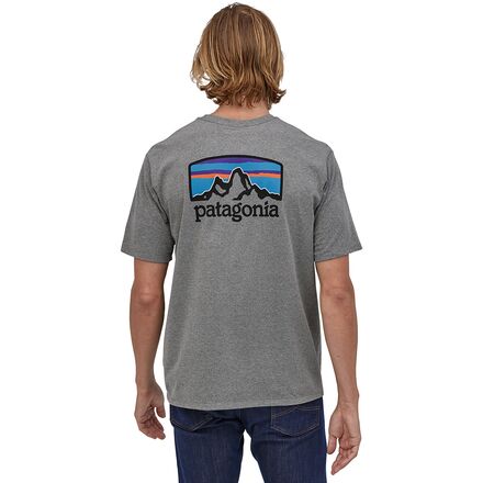 Patagonia - Fitz Roy Horizons Short-Sleeve Responsibili-T-Shirt - Men's - Gravel Heather