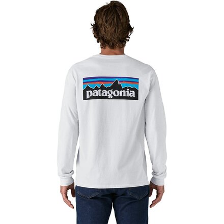 Patagonia - P-6 Logo Long-Sleeve Responsibili-T-Shirt - Men's - White