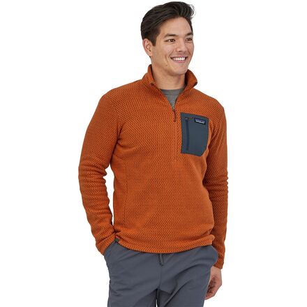 Patagonia - R1 Air Zip-Neck Top - Men's - Sandhill Rust