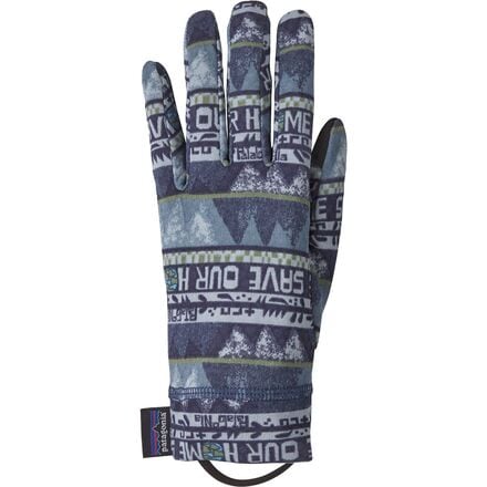 Patagonia - Capilene Midweight Liner Glove - Home: Dolomite Blue