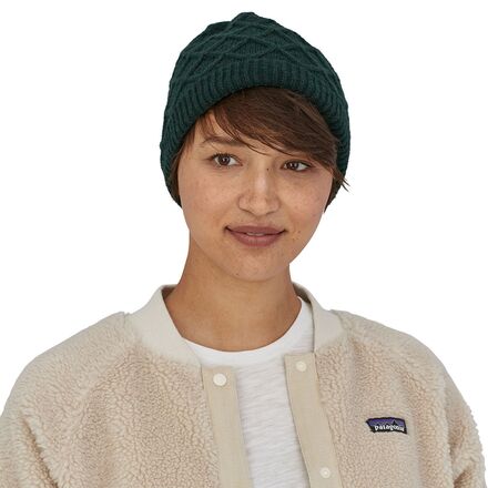 Patagonia - Honeycomb Knit Beanie - Women's - Northern Green
