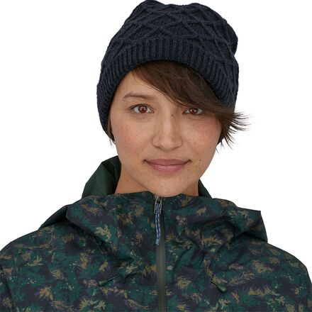 Patagonia - Honeycomb Knit Beanie - Women's - Pitch Blue