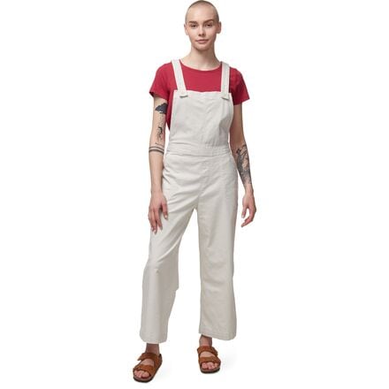 Patagonia - Stand Up Cropped Overalls - Women's - Dyno White