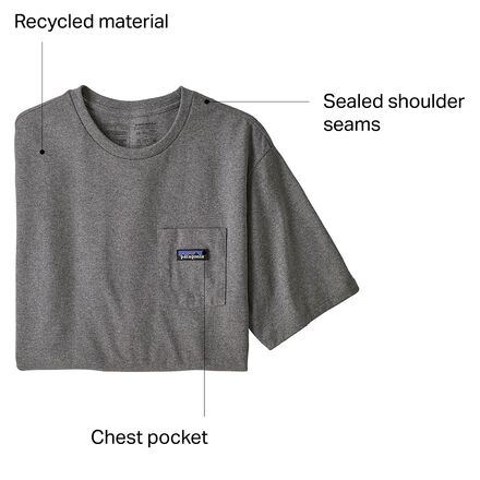 Patagonia - P-6 Label Pocket Responsibili-T-Shirt - Men's