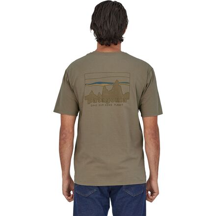 Patagonia - 73 Skyline Regenerative Organic Pilot Cotton T-Shirt - Men's - Garden Green